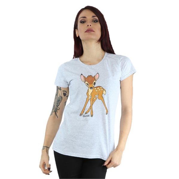 Bambi Dam Klassisk Heather T-shirt