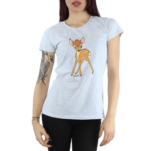 Bambi Dam Klassisk Heather T-shirt