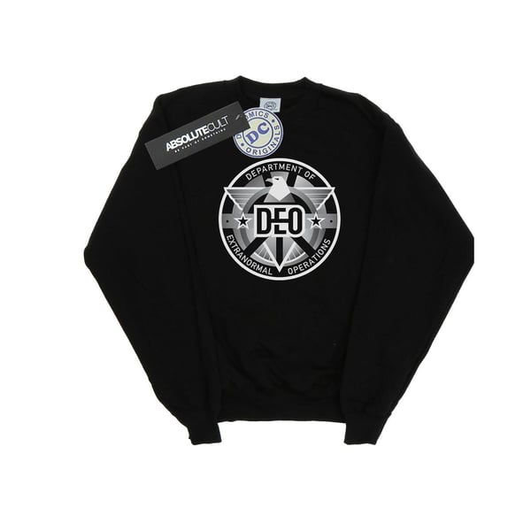 DC Comics Mens Supergirl TV Series Deo Crest Sweatshirt