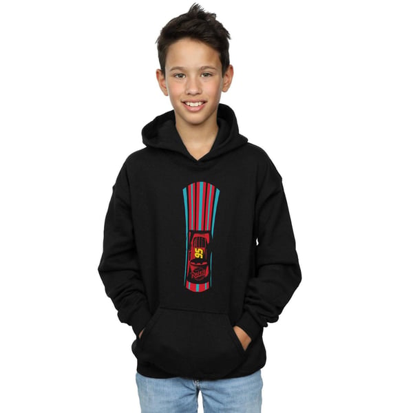 Disney Boys Cars Lightning McQueen Stripes Hoodie