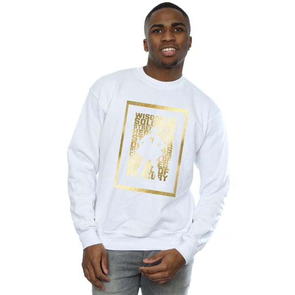 DC Comics Mens Shazam Gold Text Sweatshirt