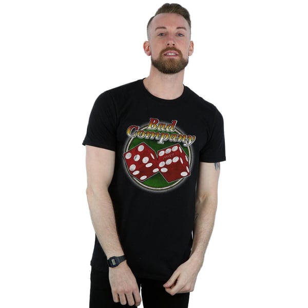 Bad Company Mens Straight Shooter Dice T-Shirt