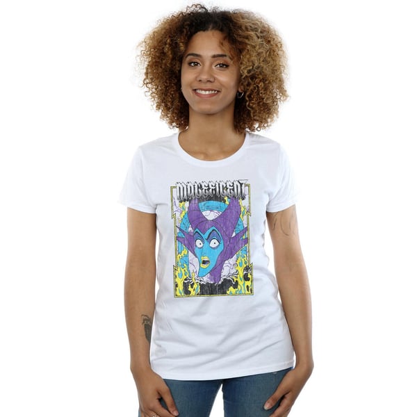 Disney Womens/Ladies Maleficent Poster Cotton T-Shirt