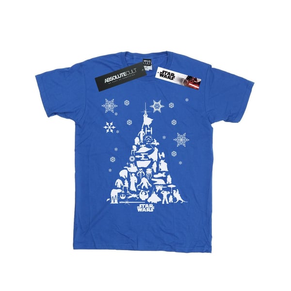Star Wars Womens/Ladies Christmas Tree Cotton Boyfriend T-Shirt
