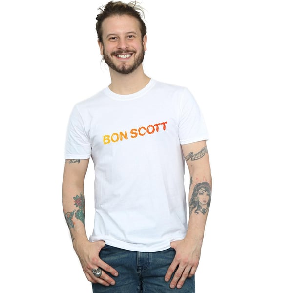 Bon Scott Shattered Logo T-shirt til mænd