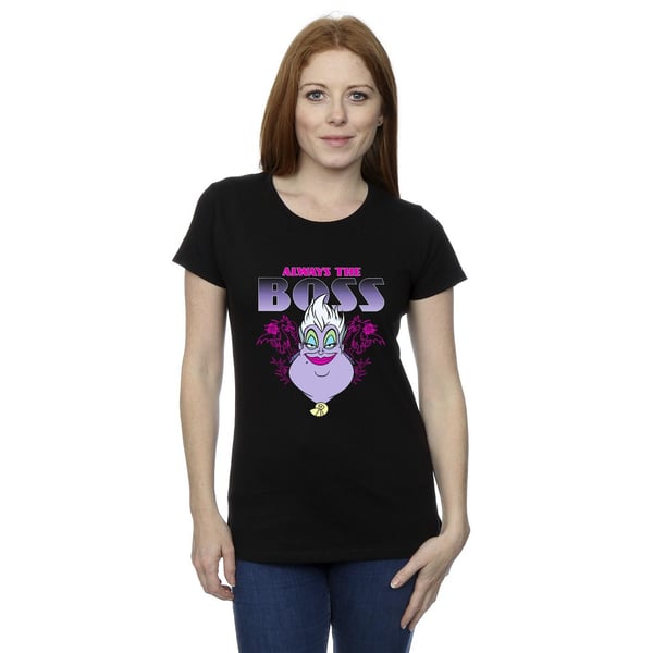 Disney Womens/Ladies The Little Mermaid Ursula Mum Is The Boss Cotton T-Shirt