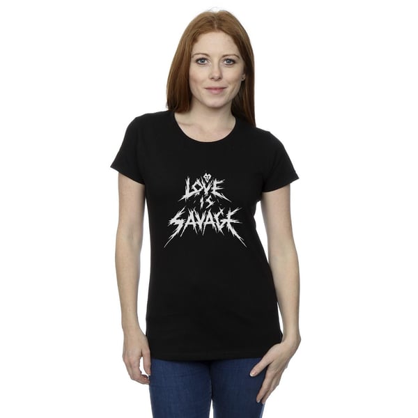 Disney Womens/Ladies Villains Love Is Savage Cotton T-Shirt