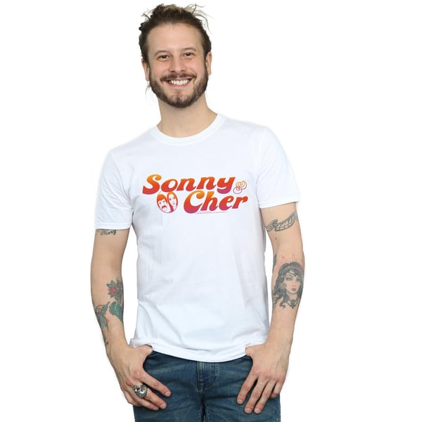 Sonny & Cher Miesten Gradient Logo T-paita