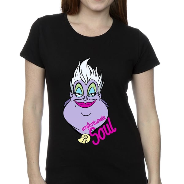 Disney Womens/Ladies Villains Ursula Unfortunate Soul Cotton T-Shirt