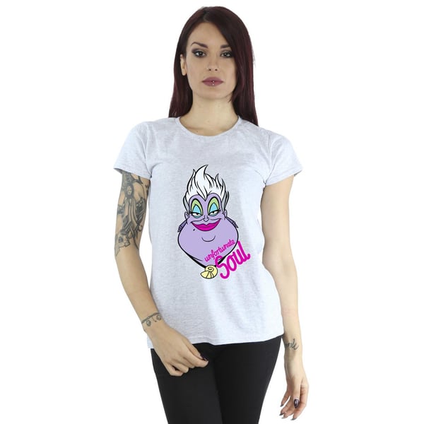 Disney Womens/Ladies Villains Ursula Unfortunate Soul Cotton T-Shirt