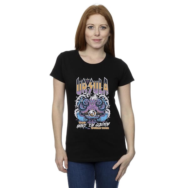 Disney Womens/Ladies Villains Ursula Make Em Squirm Cotton T-Shirt