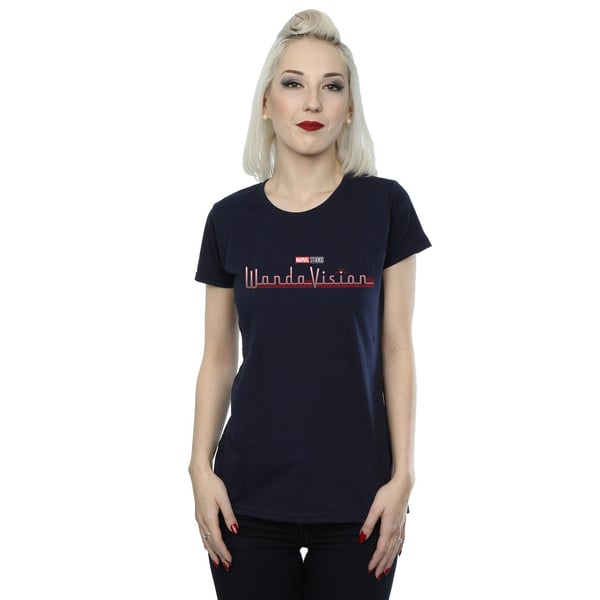 Marvel Womens/Ladies WandaVision Logo Cotton T-Shirt