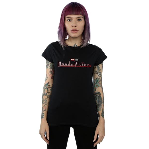 Marvel Womens/Ladies WandaVision Logo Cotton T-Shirt