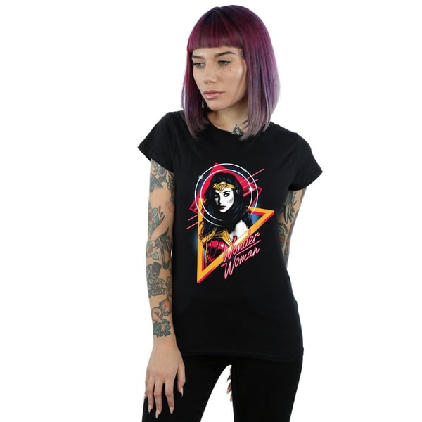 DC Comics Womens/Ladies Wonder Woman 84 Diana 80s Triangle Cotton T-Shirt