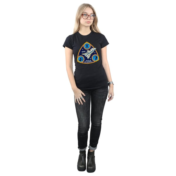 NASA Womens/Ladies Classic Spacelab Life Science Cotton T-Shirt