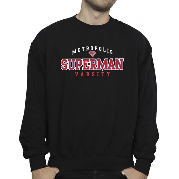 DC Comics Miesten Superman Metropolis Varsity -collegepaita