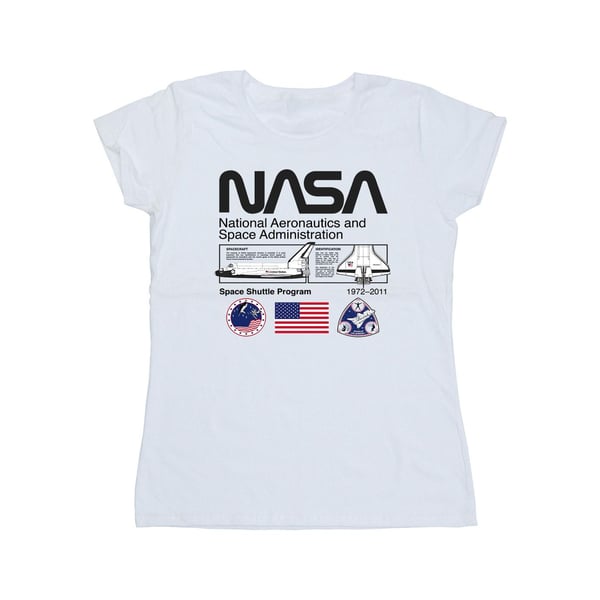 NASA Womens/Ladies Space Admin Cotton T-Shirt