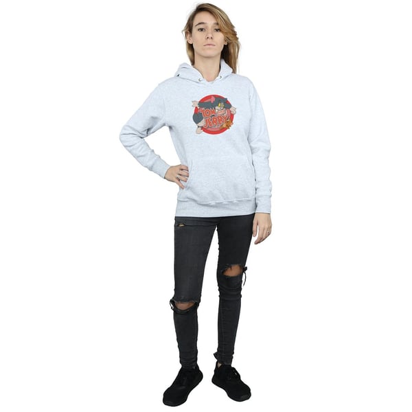 Tom And Jerry Womens/Ladies Classic Catch Hoodie