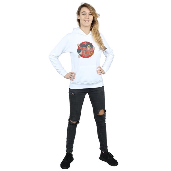 Tom And Jerry Womens/Ladies Classic Catch Hoodie
