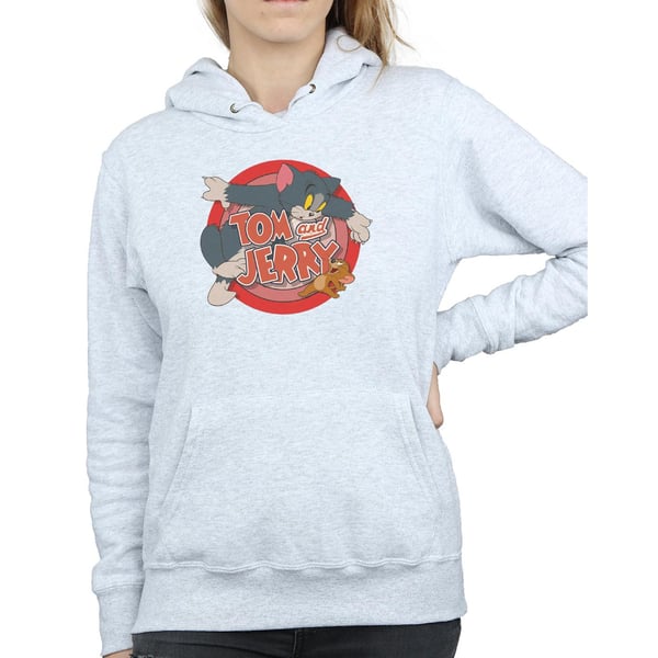 Tom And Jerry Womens/Ladies Classic Catch Hoodie