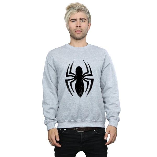 Marvel Mens Spider-Man Ultimate Spider Logo Sweatshirt