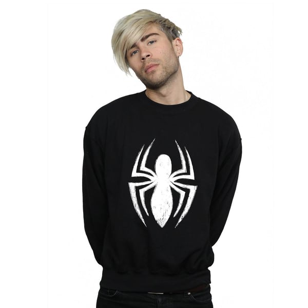 Marvel Mens Spider-Man Ultimate Spider Logo Sweatshirt