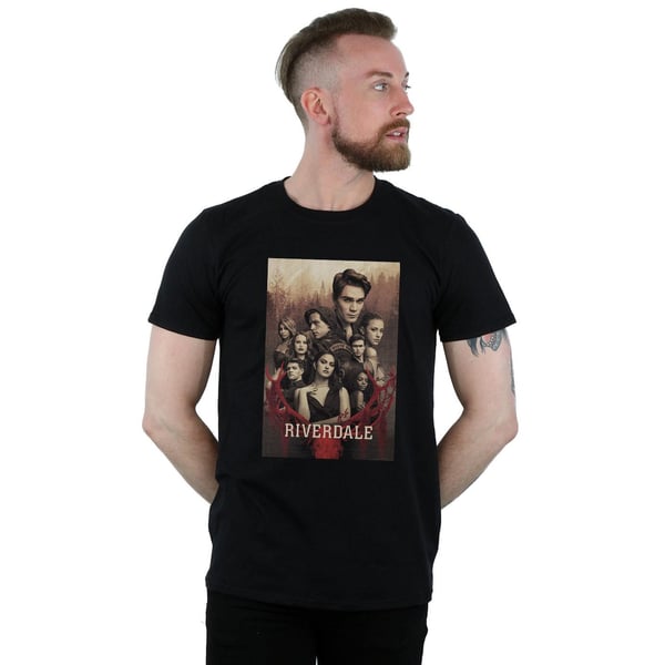 Riverdale Mens Stag Skull T-Shirt