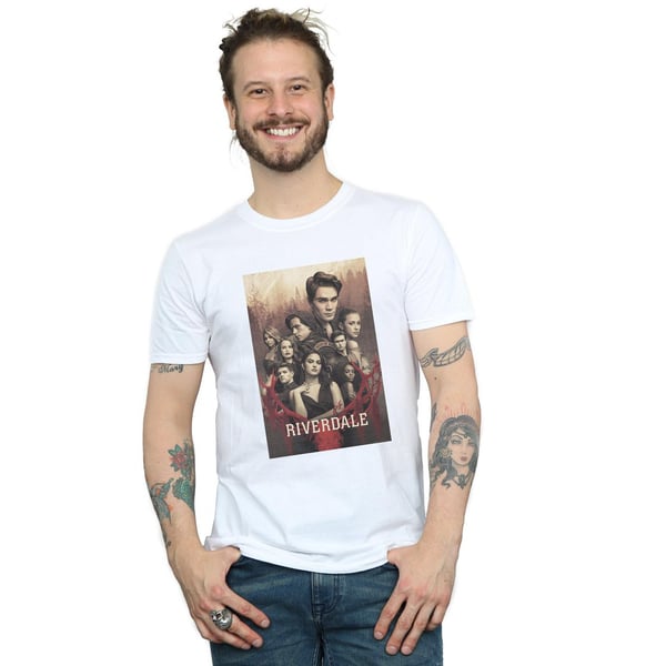 Riverdale Mens Stag Skull T-Shirt