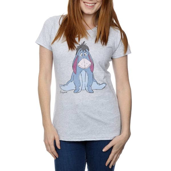 Disney Womens/Ladies Winnie The Pooh Classic Eeyore Cotton T-Shirt