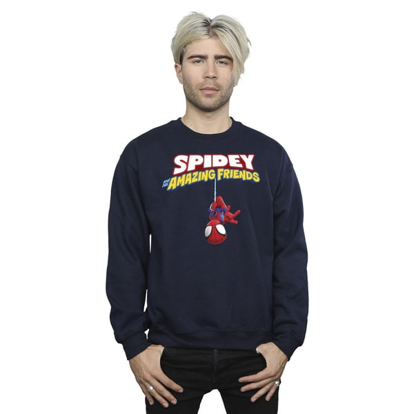 Marvel Herr Spider-Man Hängande Upp och Ner Tröja