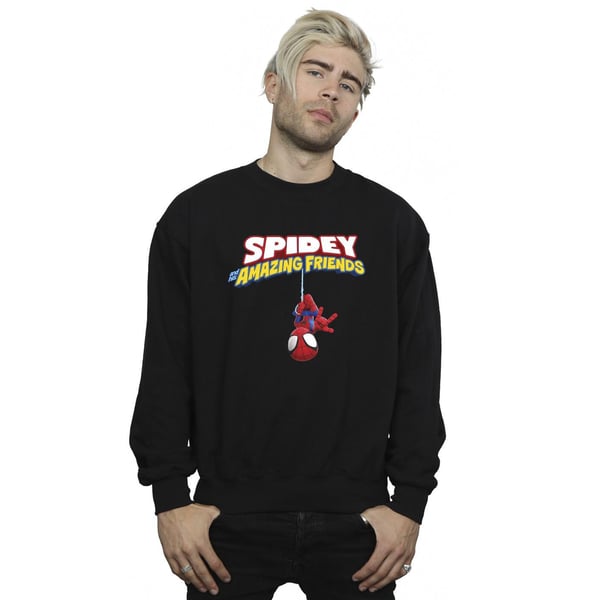 Marvel Herr Spider-Man Hängande Upp och Ner Tröja