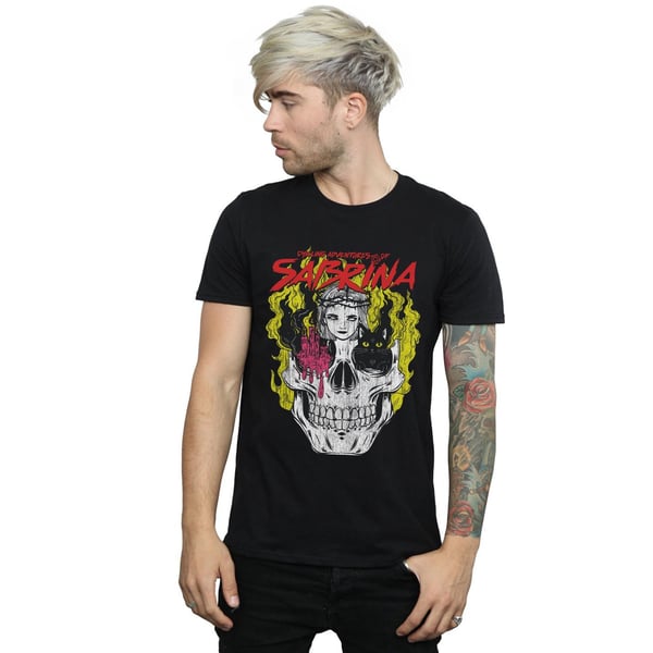 The Chilling Adventures Of Sabrina Mens Icon Skull T-Shirt