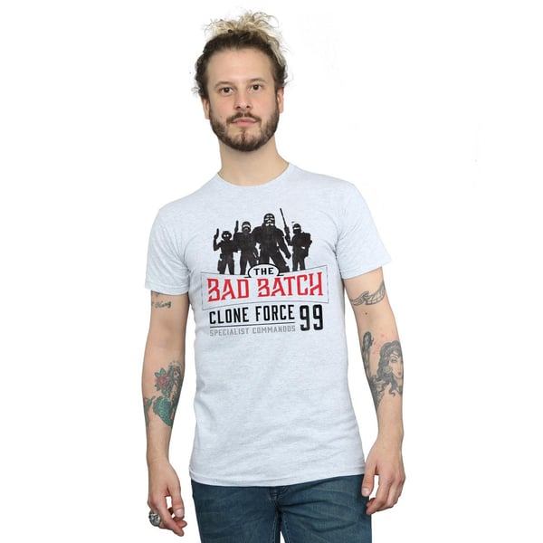 Star Wars Mens The Bad Batch Clone Force 99 T-Shirt