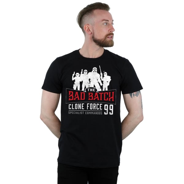 Star Wars Mens The Bad Batch Clone Force 99 T-Shirt