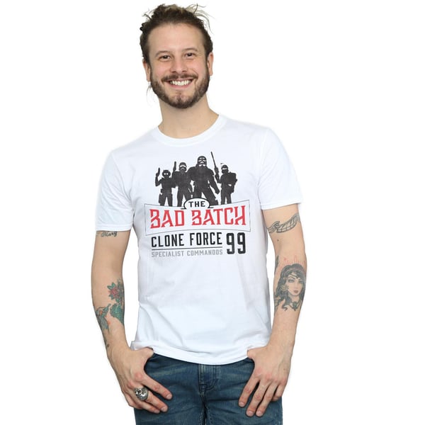 Star Wars Mens The Bad Batch Clone Force 99 T-Shirt