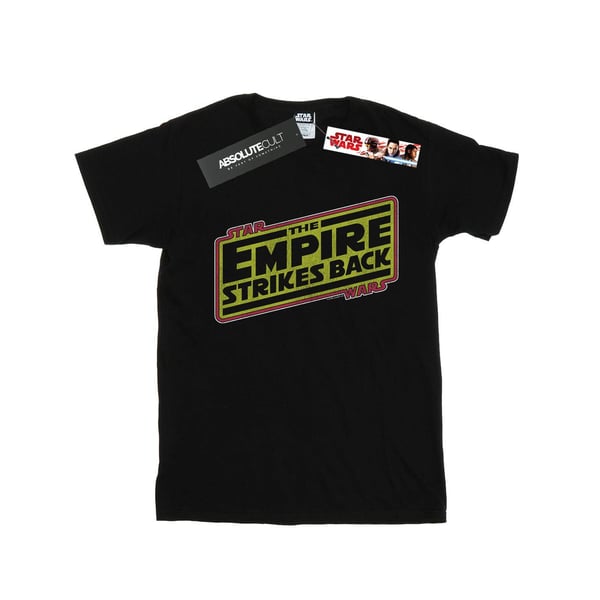 Star Wars Womens/Ladies The Empire Strikes Back Logo Cotton Boyfriend T-Shirt