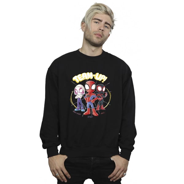 Marvel Mens Spidey And His Amazing Friends Sketch Sweatshirt