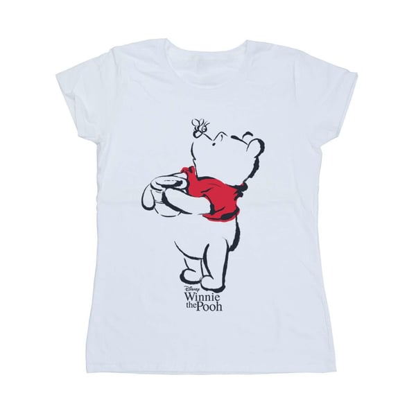 Disney Womens/Ladies Winnie The Pooh Drawing Cotton T-Shirt