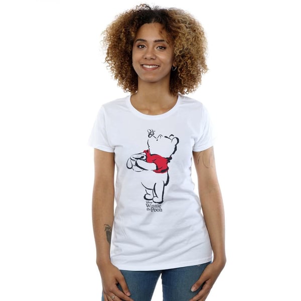Disney Womens/Ladies Winnie The Pooh Drawing Cotton T-Shirt