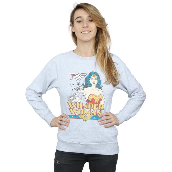 DC Comics Womens/Ladies Wonder Woman Posing Sweatshirt
