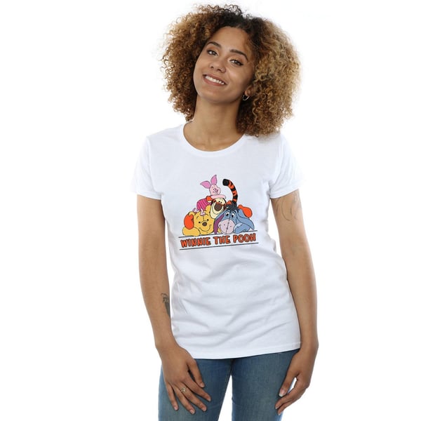 Disney Womens/Ladies Winnie The Pooh Group Cotton T-Shirt