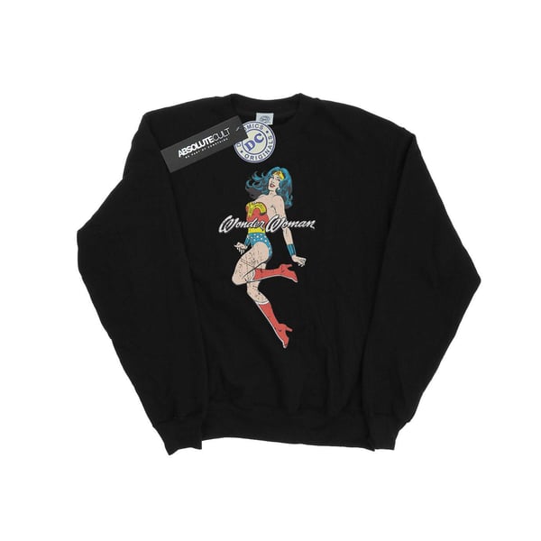 DC Comics Womens/Ladies Wonder Woman Jump Sweatshirt
