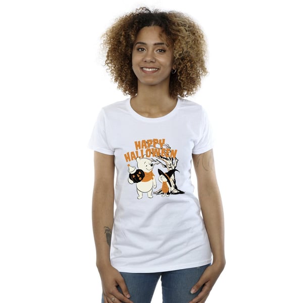 Disney Womens/Ladies Winnie The Pooh And Piglet Happy Halloween Cotton T-Shirt