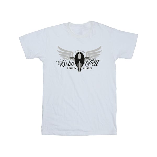 Star Wars Mens The Book Of Boba Fett Legend Lives Ship Crest T-Shirt