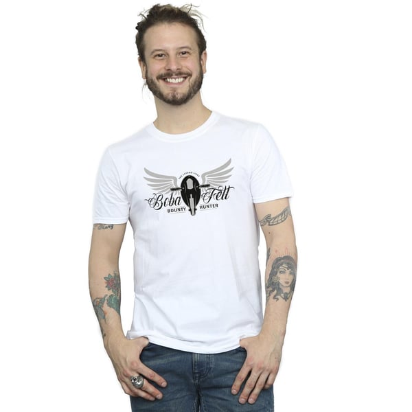 Star Wars Mens The Book Of Boba Fett Legend Lives Ship Crest T-Shirt