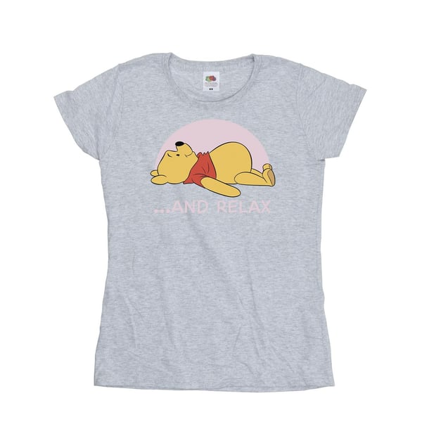 Disney Dam/Kvinnor Nalle Puh Relax T-shirt i Bomull