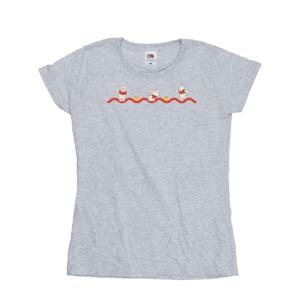 Disney Womens/Ladies Winnie The Pooh Hunny Line Cotton T-Shirt