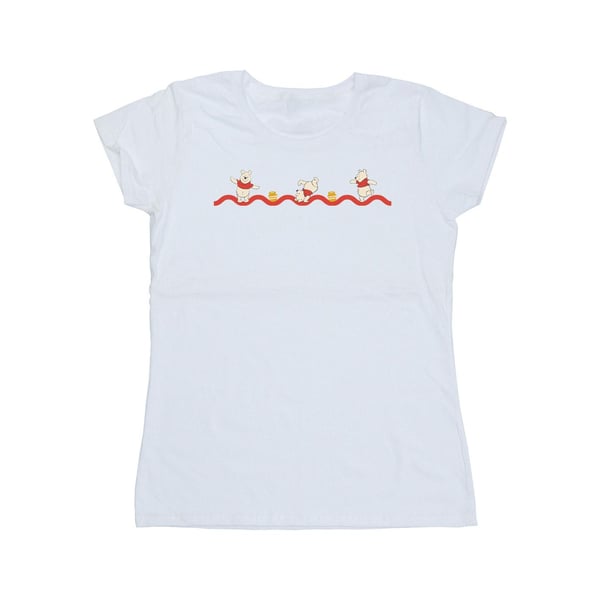 Disney Womens/Ladies Winnie The Pooh Hunny Line Cotton T-Shirt