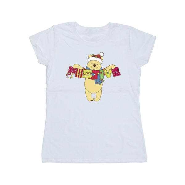 Disney Womens/Ladies Winnie The Pooh Festive Cotton T-Shirt