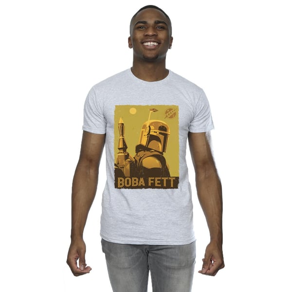 Star Wars Mens The Book Of Boba Fett Planetary Stare T-Shirt